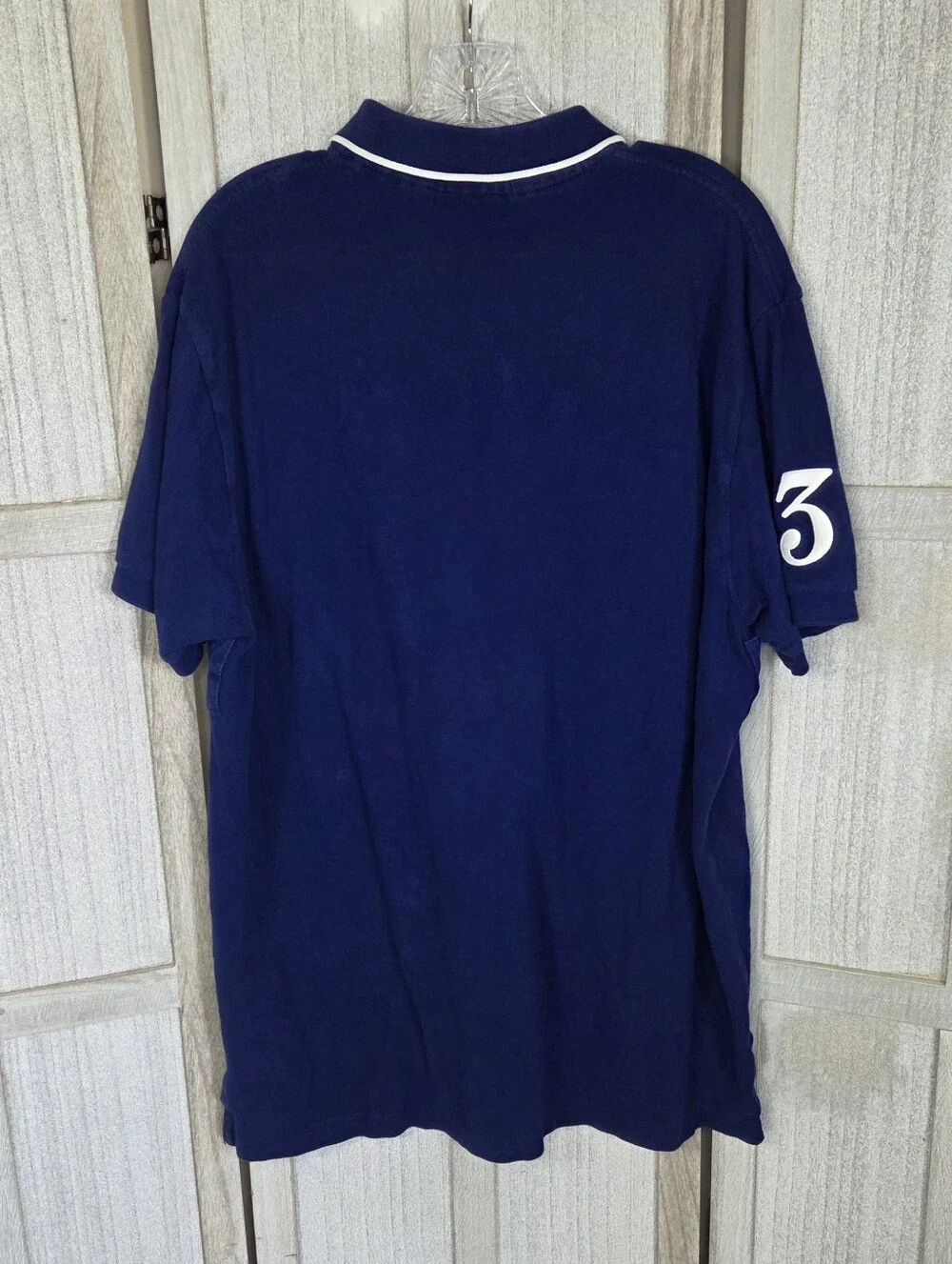 Polo Ralph Lauren Big Pony Polo Shirt Mens Size XL Blue Logo Preppy Streetwear